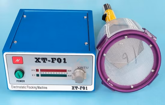 Floccatrice elettrostatica portatile per tassidermia