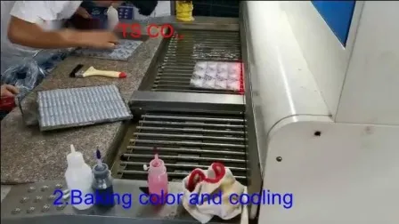 Macchina a 12 colori che distribuisce il PVC gocciolante automatico completo